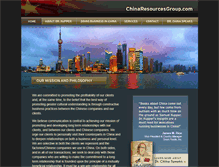 Tablet Screenshot of chinaresourcesgroup.com